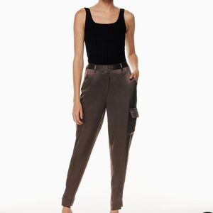 Babaton Satin Cargo Pant